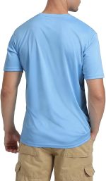 KEFITEVD Men's Short Sleeve Sun Protection Shirts Quick Dry UPF 50+ Rashguard Workout Fishing Swimming Athletic T-Shirts - Image 6